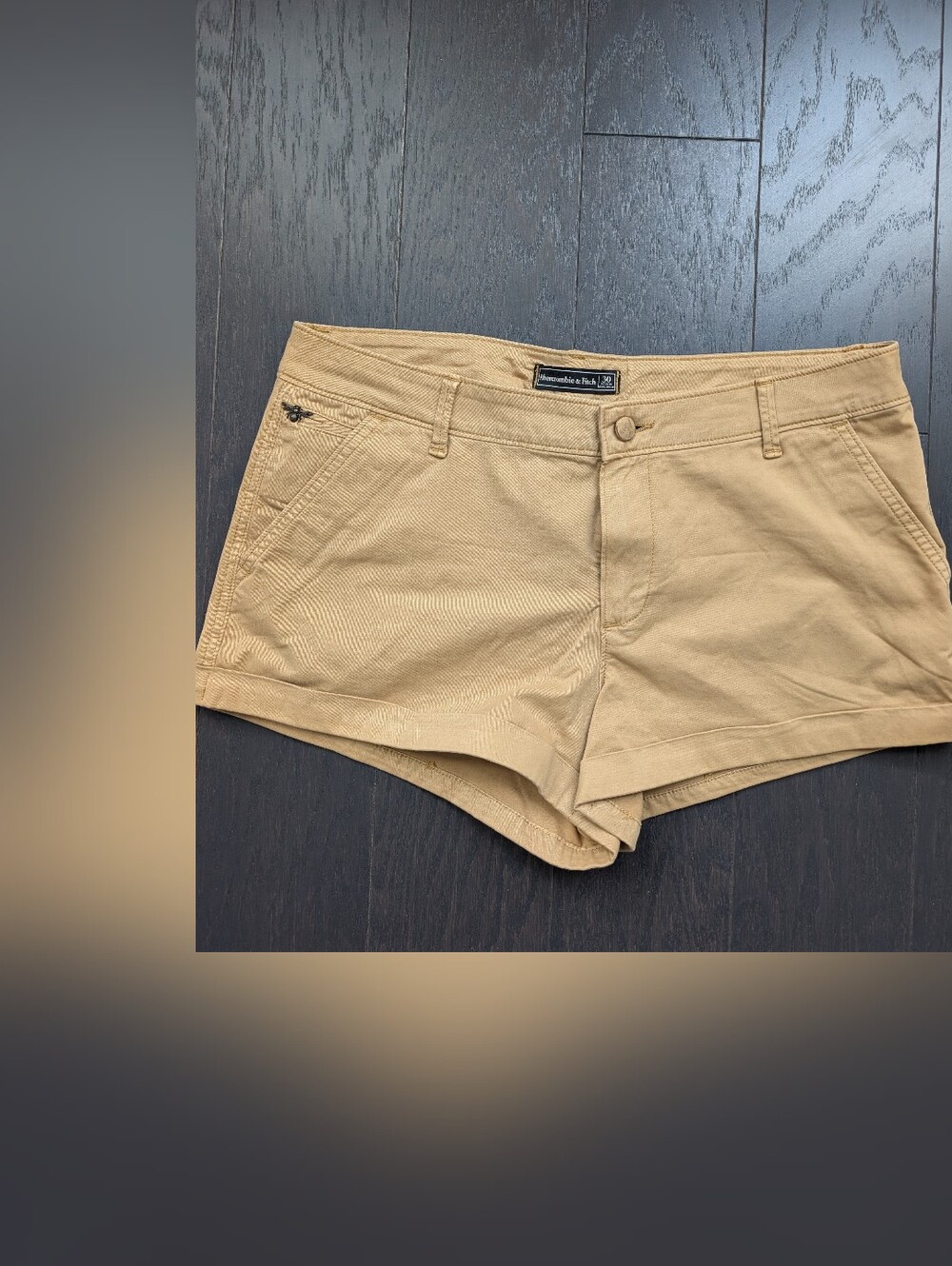 Abercrombie & Fitch Women's Khaki/Tan Cotton Shorts - Women's Size 30